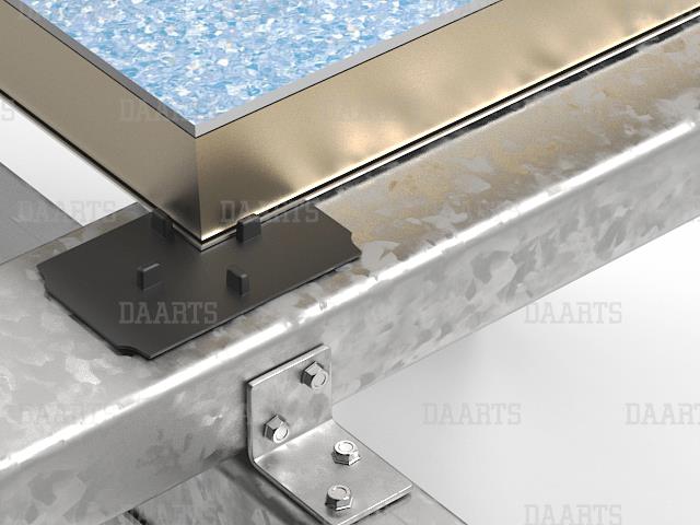 Фальшпол из сульфата кальция